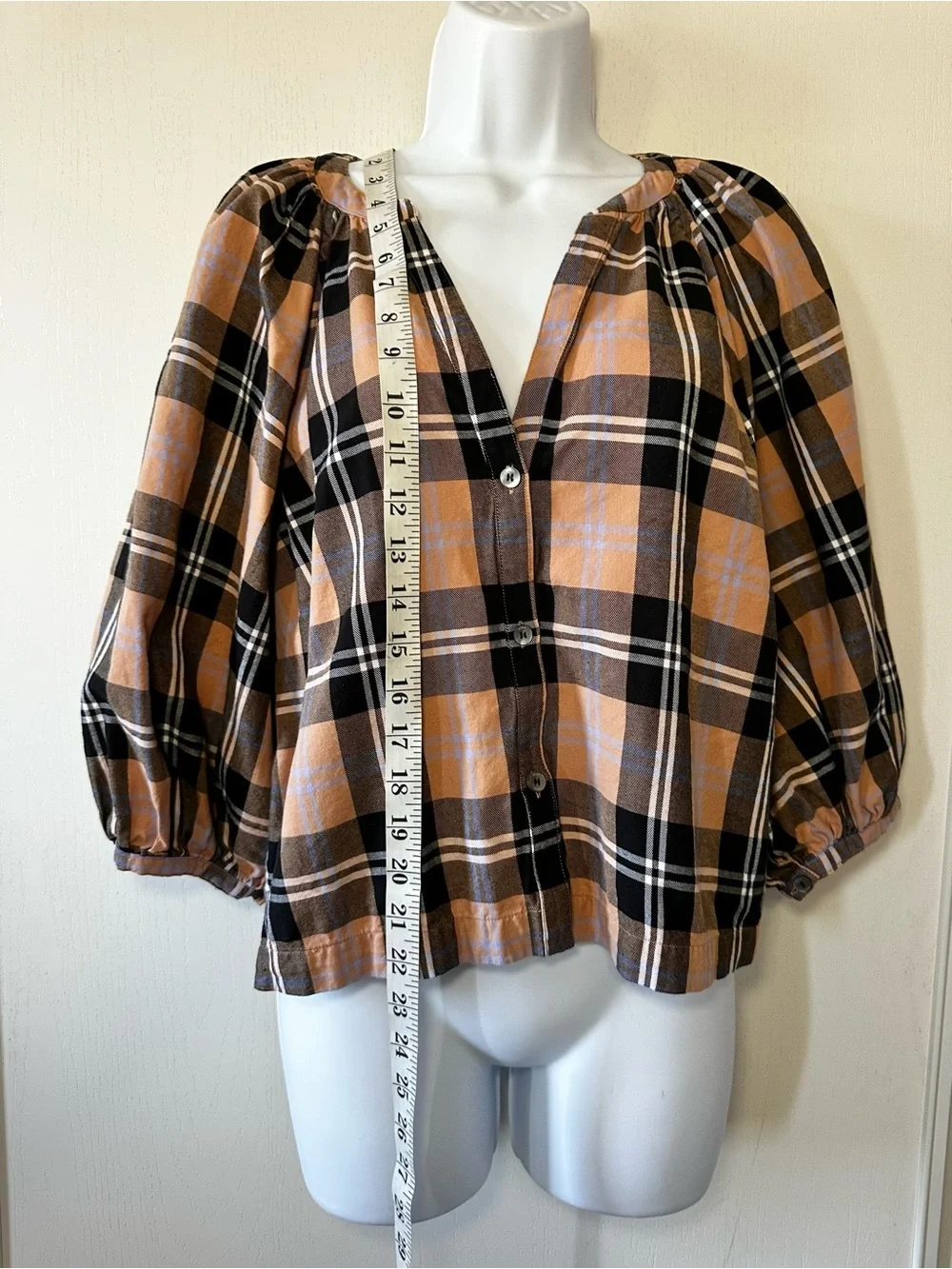 STAUD lightweight plaid
